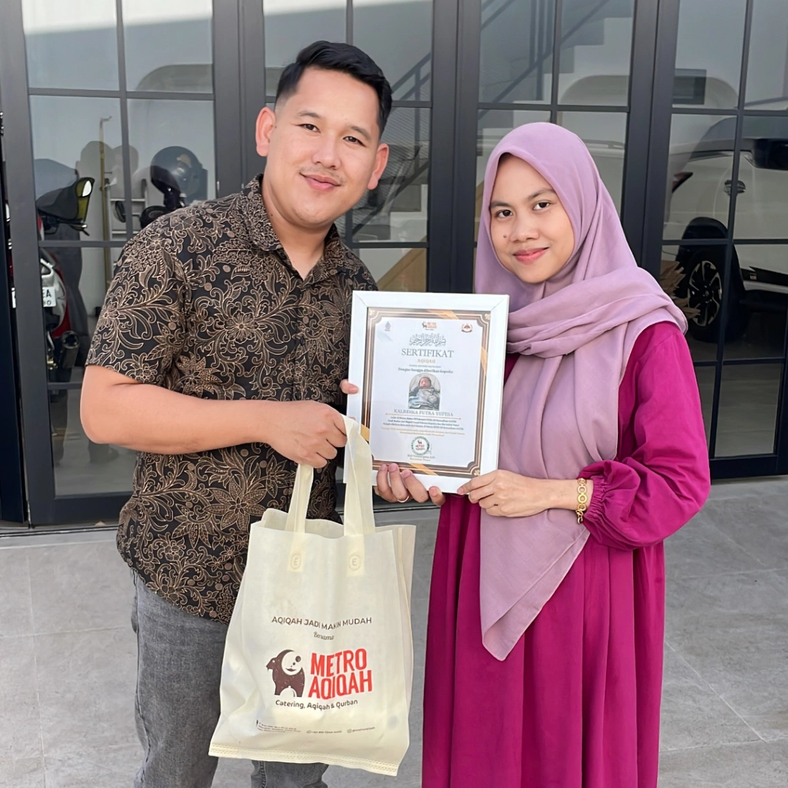 Repeat Order Aqiqah Putra Kedua Owner Input Baby Store Metro Lampung